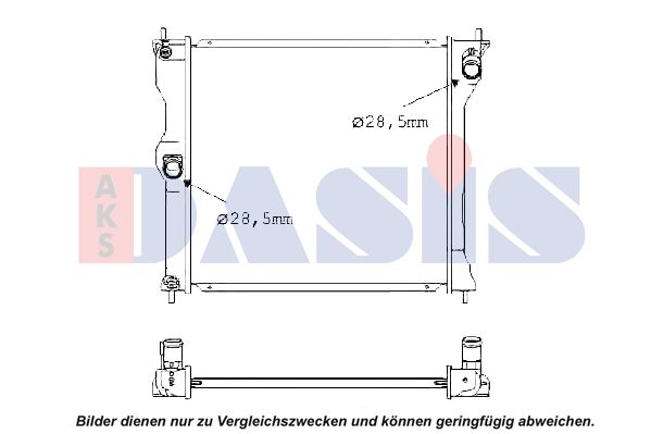 AKS DASIS Radiaator,mootorijahutus 140107N